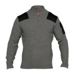 Pull COMBAT col montant FE ENGEL gris