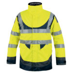 Parka 4 en 1 avec gilet de froid ANNAPURNA jaune fluo