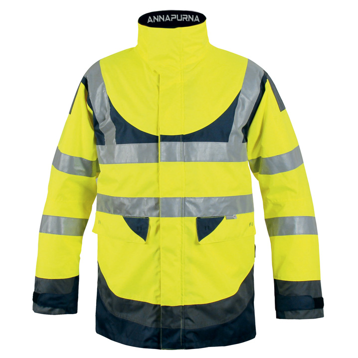 Parka 4 en 1 avec gilet de froid ANNAPURNA jaune fluo – VVetech