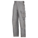 Pantalon d’artisan Canvas + Snickers Workwear gris